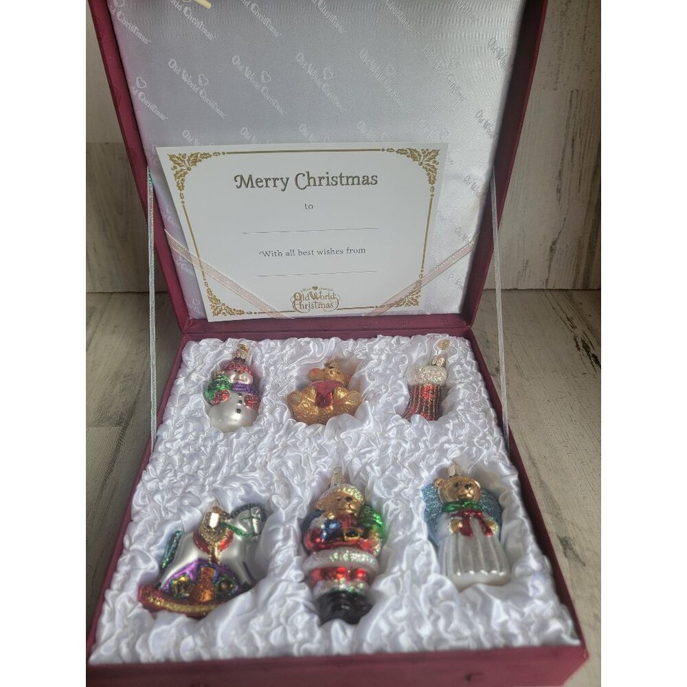 OWC‎ child's first Christmas ornament collection xmas set
